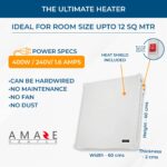 Amaze 400 watt heater with heat guard