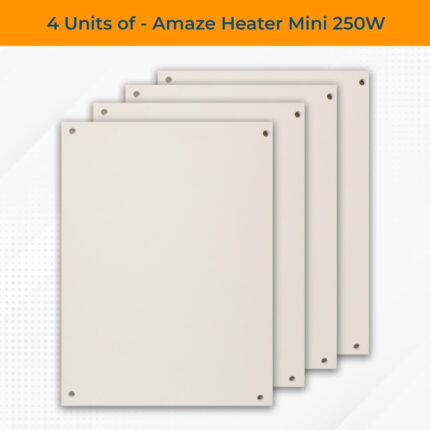 4 Units of Mini 250W Heater